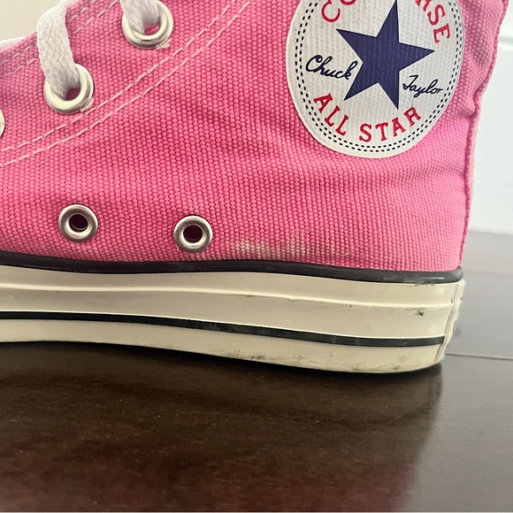 Pink Converse All Star High-tops W5.5 - Picture 8 of 8